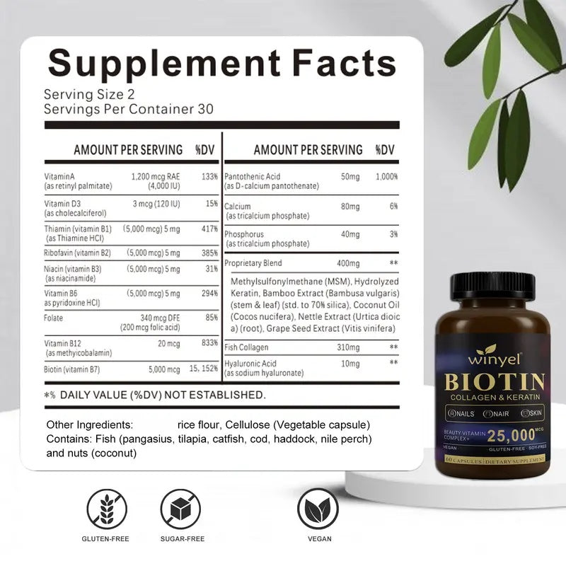 WINYEL Biotin  Vitamins