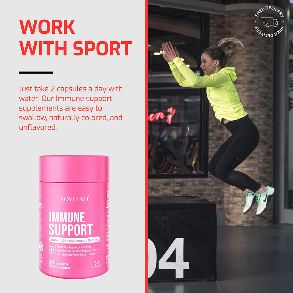 Immunity Vitamins Supplement Booster